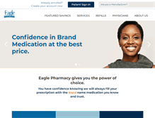 Tablet Screenshot of eaglepharmacy.com